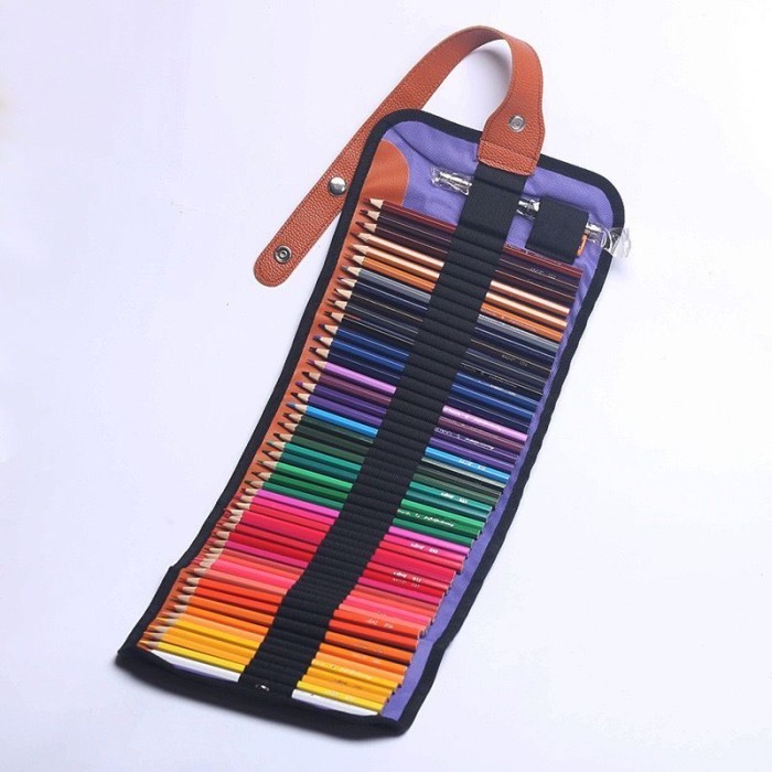 

✨LARIS✨ -Joywish Color Pencil 72 Color - Pensil Warna Tas Canvas Bag - 50 Color