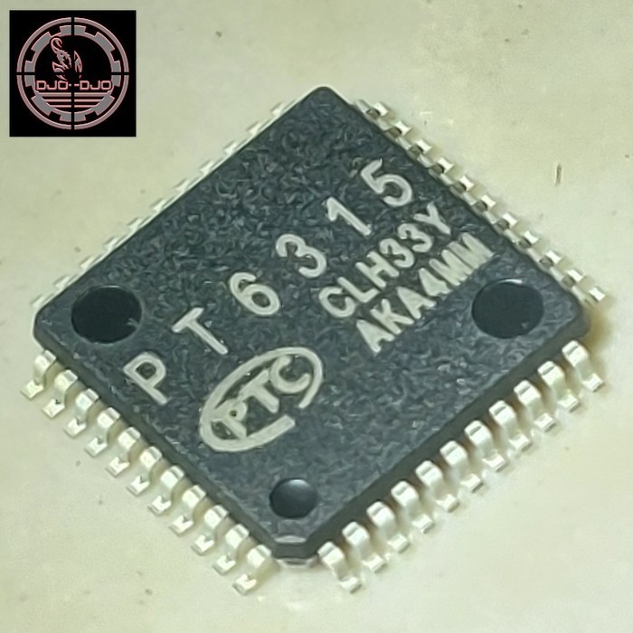 PT6315 QFP-44 SMD IC VFD Neon Driver Display 7 Segment PT 6315