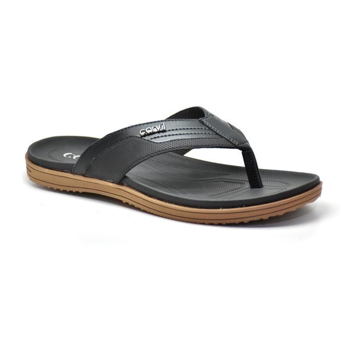 Koleksi Terbaru Carvil Sandal Pria WELTON-01 M BLACK - 43