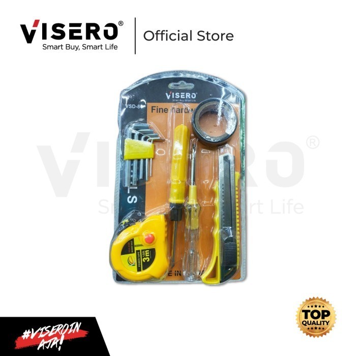 Tool Kit Set Obeng Set 6 in 1 Visero