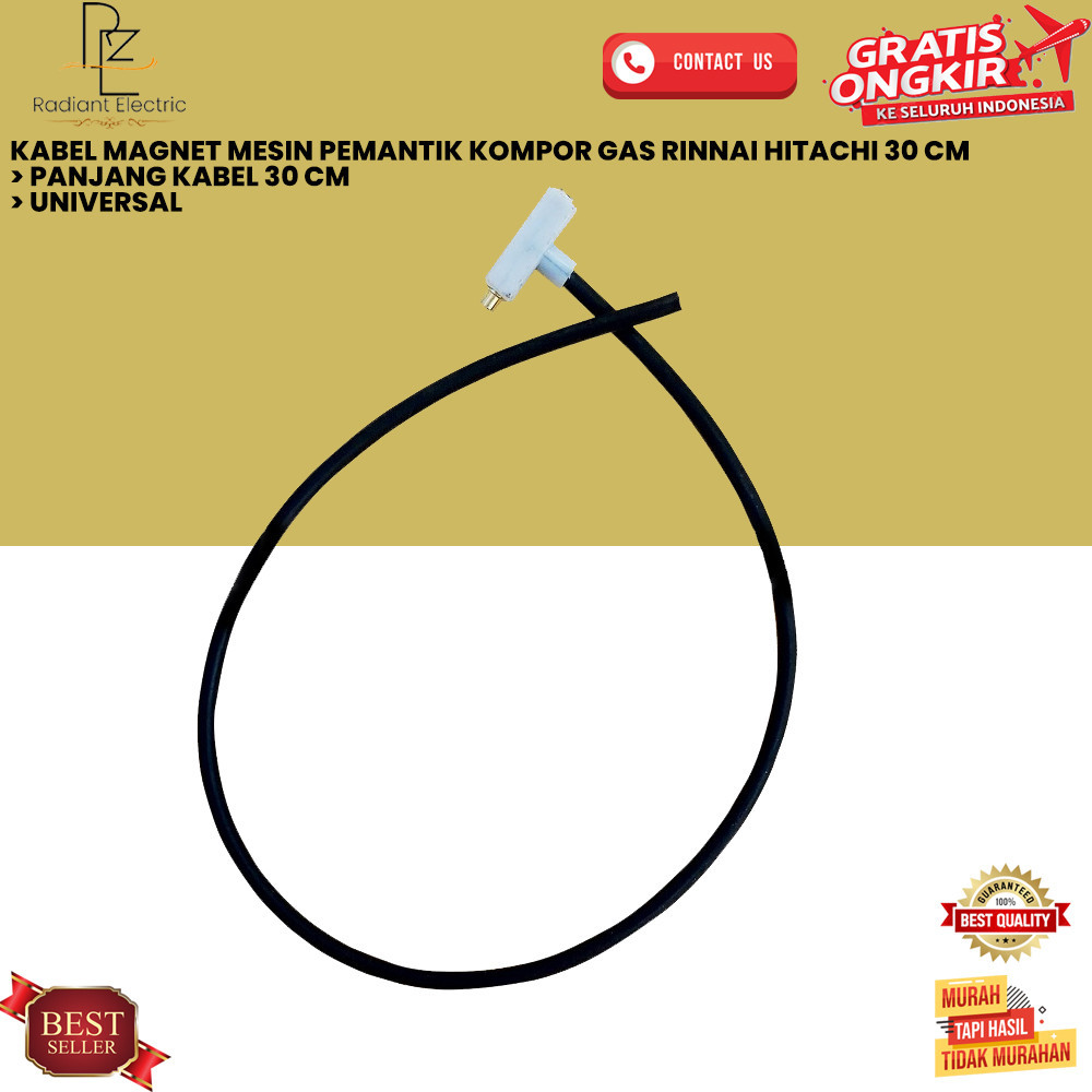 KABEL MAGNET MESIN PEMANTIK KOMPOR GAS RINNAI HITACHI 30 CM [RE]
