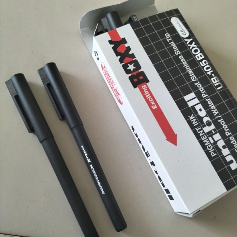 

PCS| ECER |Bolpen/ pulpen BOXY UB105/ waterproff - ABO