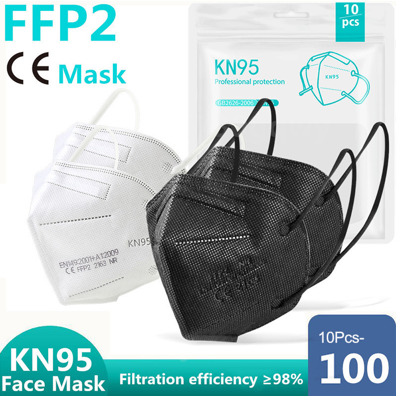 10-100Pcs ffp2 mask kn95 Face masque mask ffp2 mascarillas quirurgicas homologadas kn 95 certificada