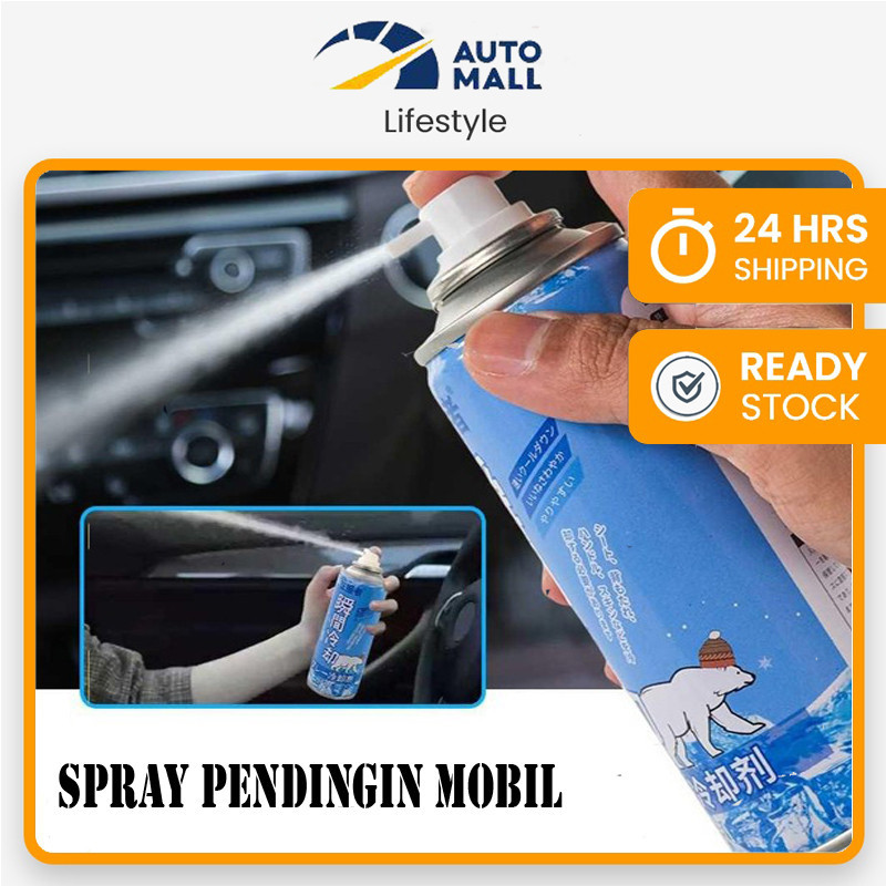 260ML Spray Pendingin Mobil Semprotan Pendingin Ruangan Pendingin Udara Interior Mobil Pendingin Jok