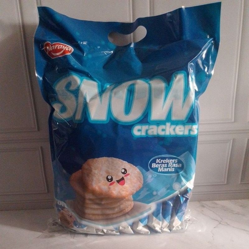 

Naraya rice crackers 320 gram Snow Crackers/Krekers Beras Rasa Manis