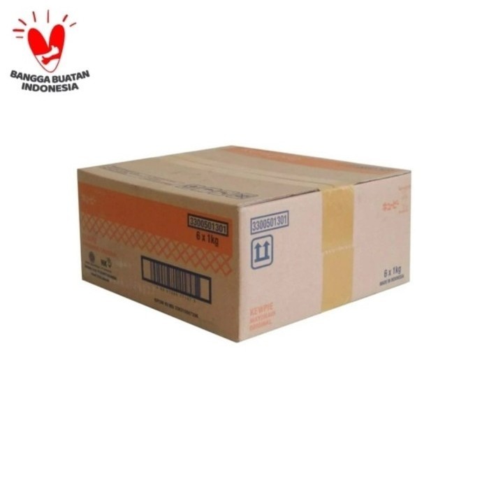 

Roux Kewpie Original Mayonnaise 1 kg (KARTONAN isi 6kg)