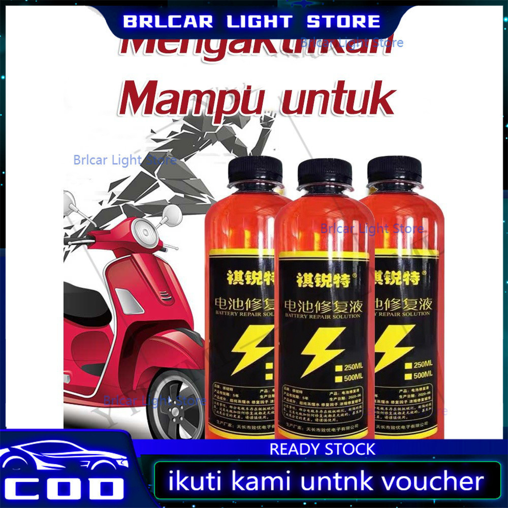 【3 detik untuk diperbaiki Berikan alat】500mlcairan perbaikan aki jual cairan elektrolit aki kering c