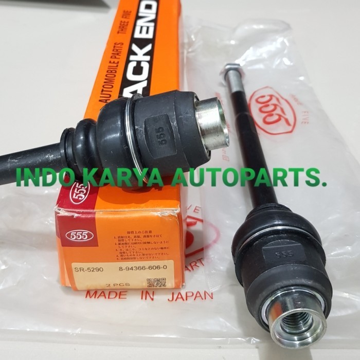 rack end long tie rod ISUZU PANTHER 2.5 2.3 merek 555 japan original.