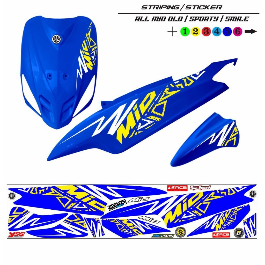VARIASI STRIPING MOTOR YAMAHA ALL MIO OLD CARBU / MIO SMILE 110/ STRIPING MIO SPORTI VARIASI STRIPIN