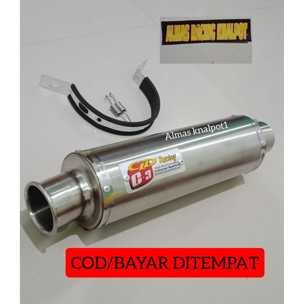 Knalpot CLD Racing Silincer Cld Selencer Cld Inlet 50mm  Slincer Cld Selenser Cld C3 Slenser Cld C3 