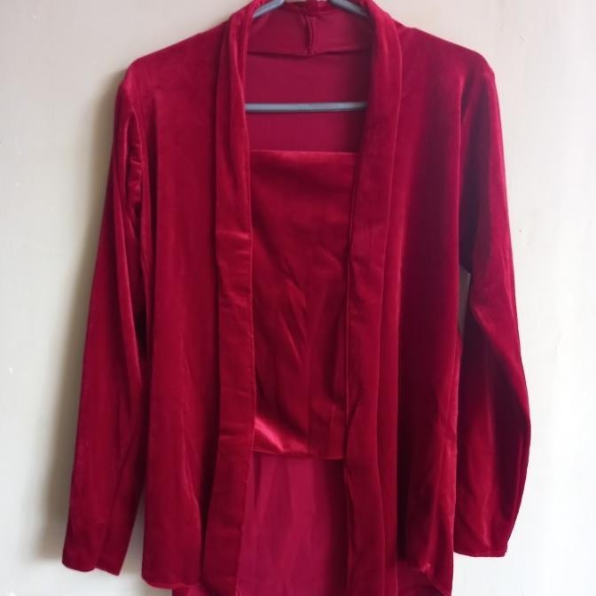 LURIK Kebaya dan Sorjan kebaya nita Preloved - Kebaya Bludru Kutubaru Lurik