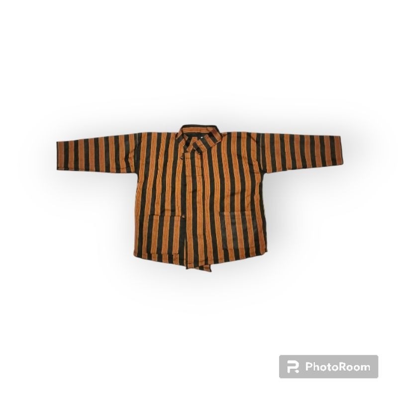 LURIK Baju Surjan Lurik Pria Desa | Lurik | Surjan | Baju Pria | Kemeja Pria | Baju Batik