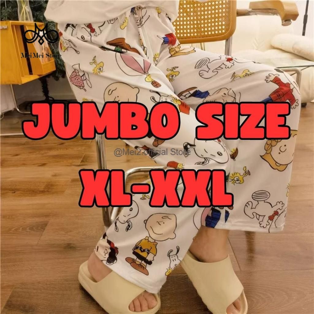 MEI MEI NEW!! JUMBO SIZE!! Celana Panjang Santai - Celana Tidur / Celana Unisex / Celana Santai Hari