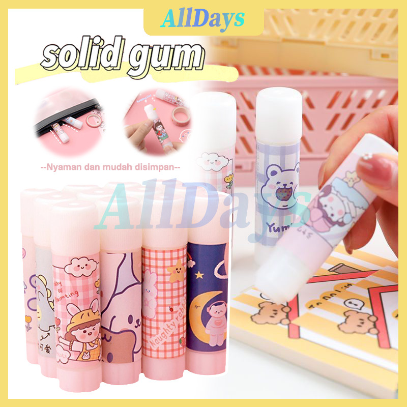 

Lem glue Stick / Lem Kertas stick / Lem putar katakter / Lem Batang Motif Kartun Lucu