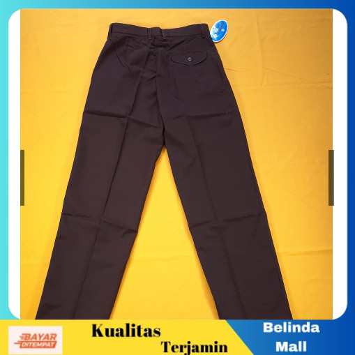 

⭐COD⭐ Celana Panjang PRAMUKA SMP, SMA Coklat Merek Seragam 27 TERLARIS