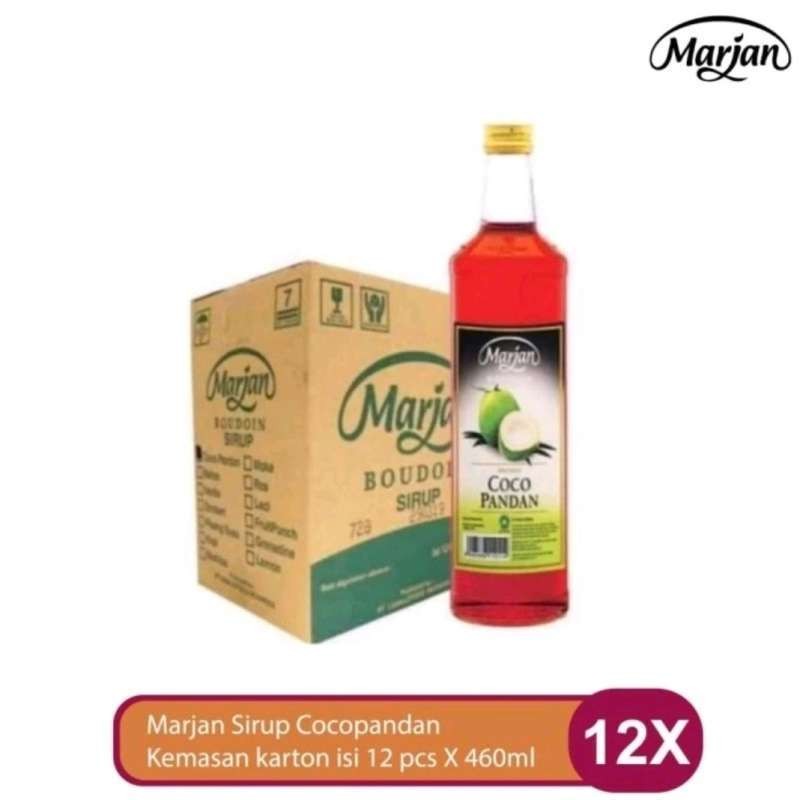 

Marjan Sirup Cocopandan 1 Karton (460ml x 12 Botol)