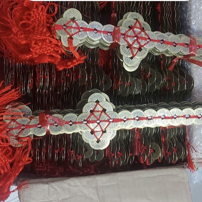 Pedang Coin Koin Cina Kuno Fengshui 24cm panca