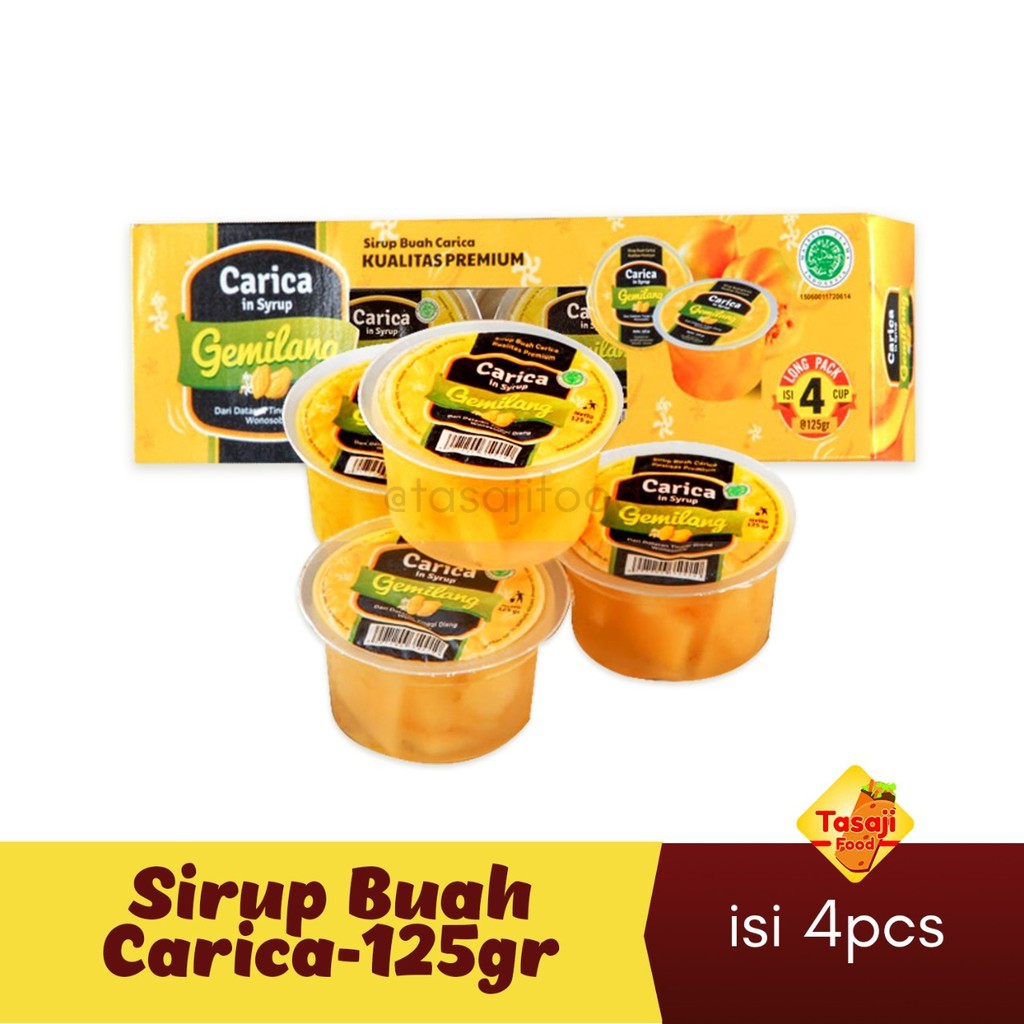 

Sirup Buah Carica 125 gr Paket 4 pcs