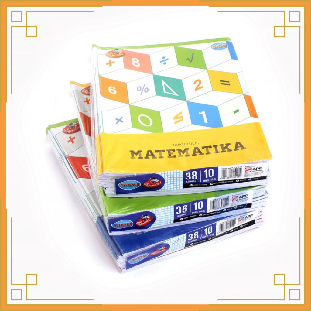 

SINAR DUNIA Buku matematika isi 38 lembar (pcs)