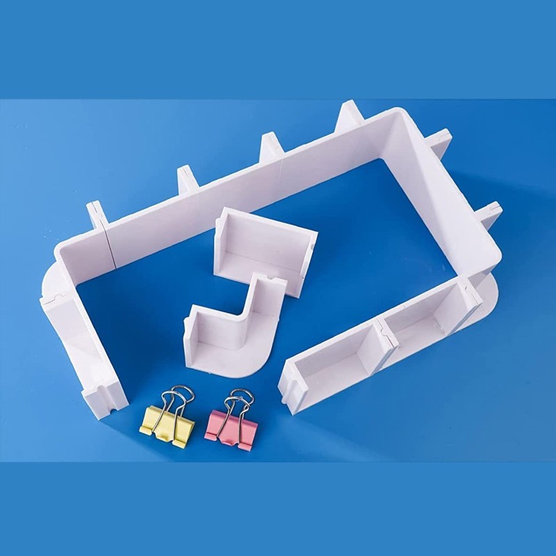 

R2LE Plastic Housing Frame for DIY Resin Molds Candle Molds Soap Molds Making Decorating Supplies Kits for Kids Adults