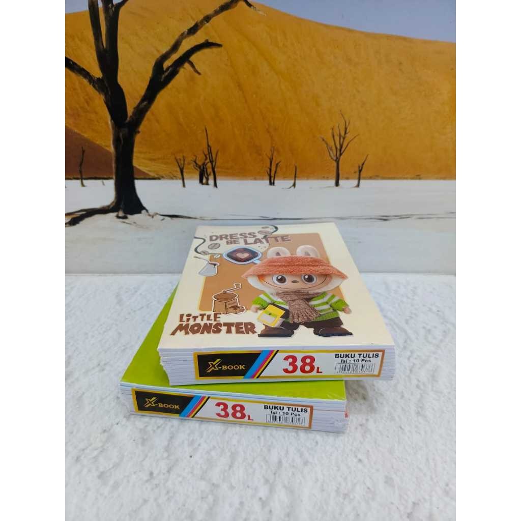 

(10 Buku) BUKU TULIS NOTE BOOK X-Book 38 Lembar CATATAN RB9