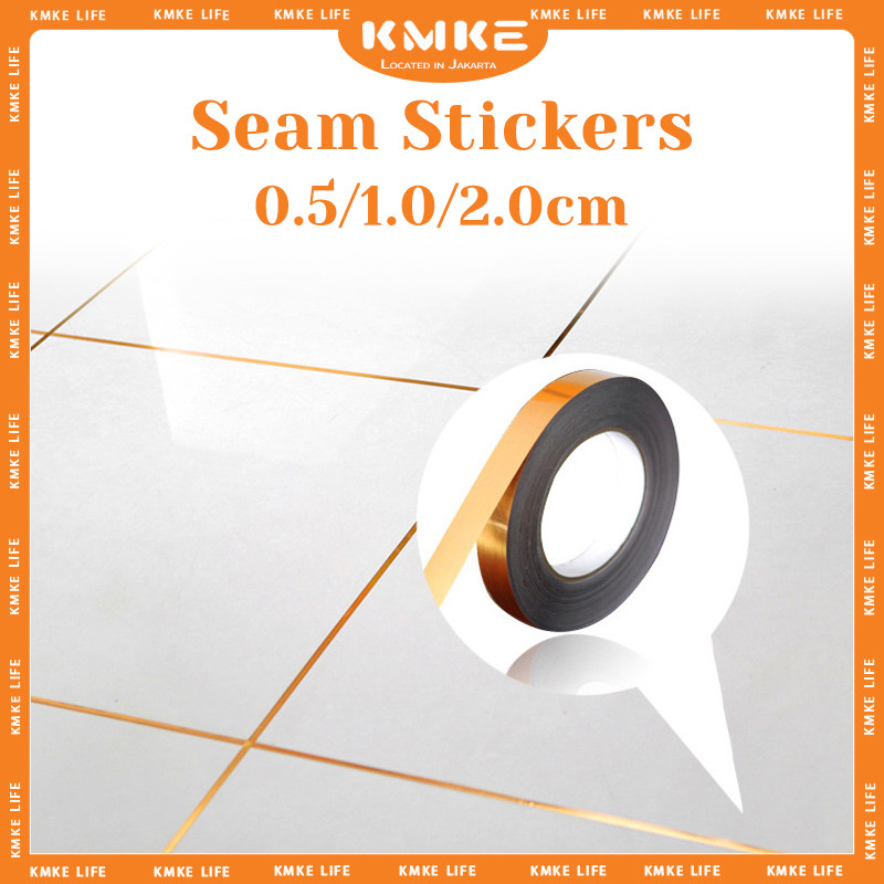 

【KMKE】50M Gulungan Stiker Pembatas Keramik Lebar 0.5cm/1cm/2cm