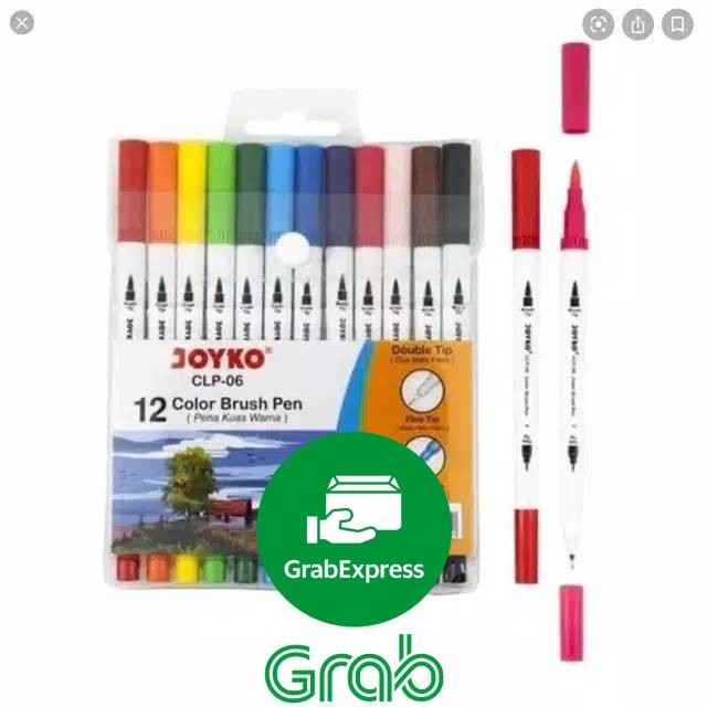 

Color brush pen 12 warna joyko CLP-06