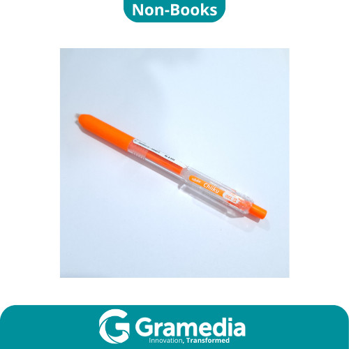 

[Gramedia Cijantung] ESTUDEE CHIIKU GELPEN 0.5 FLUO ORANGE EGP-26