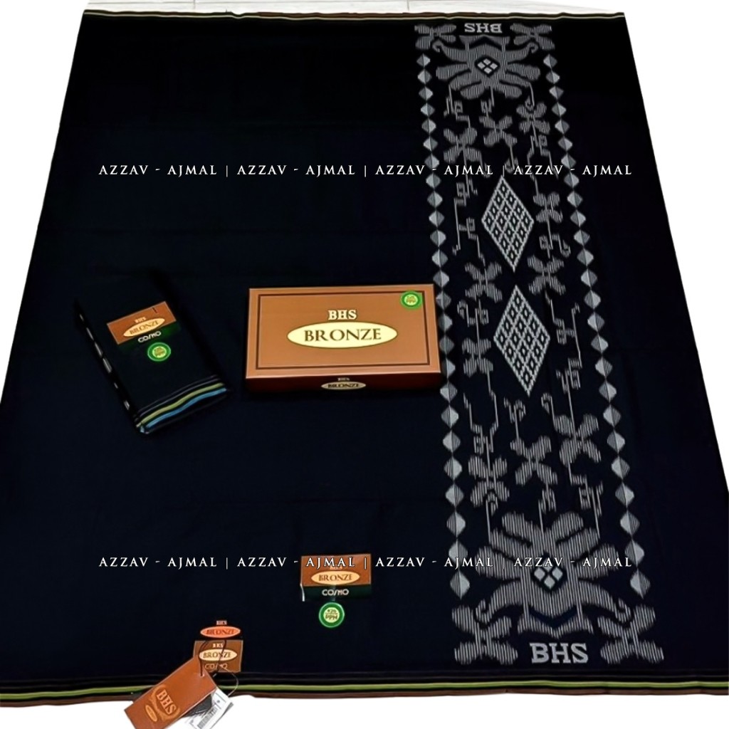BHS GOLD HITAM POLOS Termurah [Original 100%] | Sarung BHS HITAM