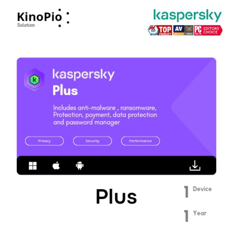 Kaspersky Internet Security- Kaspersky Plus 1 Tahun