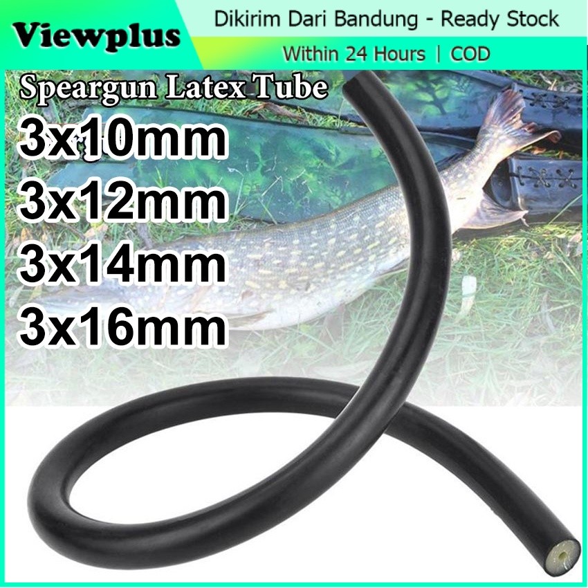 1Meter Karet Speargun 16mm/14mm/12mm/10mm Rubber Speargun Ikan Panahan Ikan Spearfishing