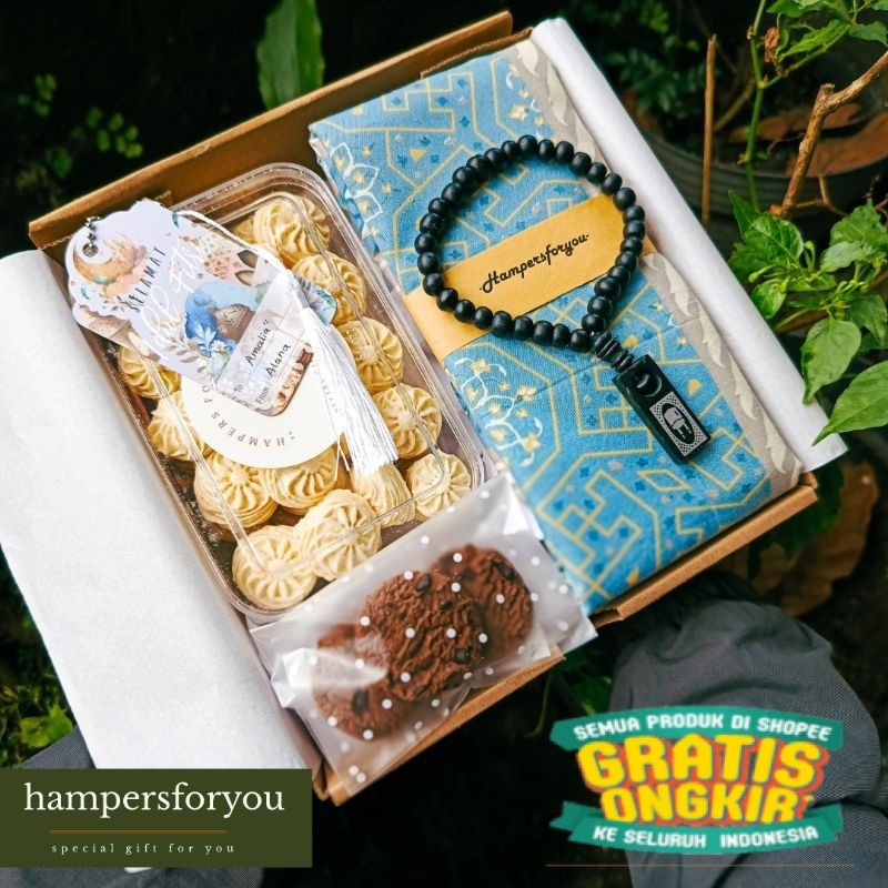 

Hampers Kue Kering | Hampers Ramadhan | Hampers Idul Fitri| Free Custom Card | Idul Adha | Kue Kering dan Sejadah Gosend dan Regular/ keluarga oleh oleh