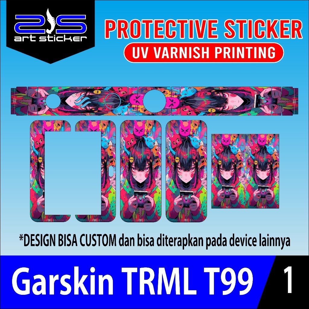 

PROMO STIKERTRMLT99 FULL BODY UV FEMALE SAMURAI UV VARNISH PRINTING