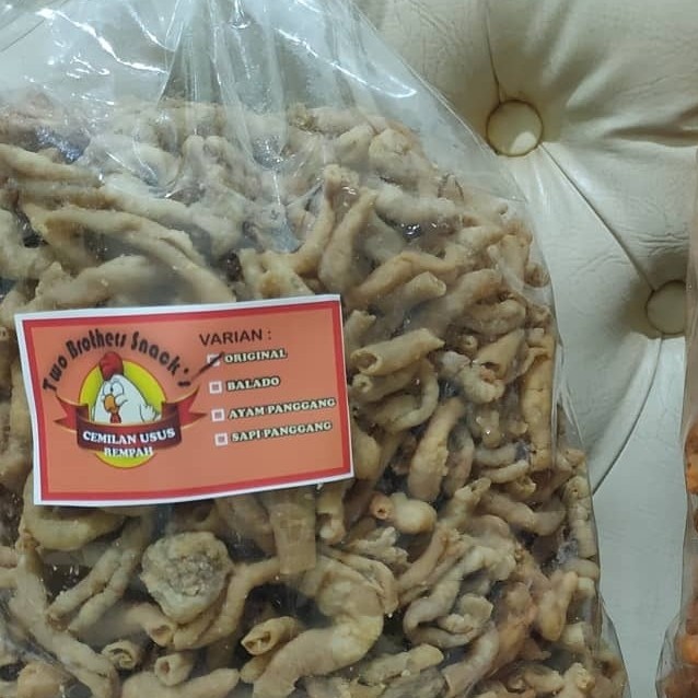 

AZ Keripik Usus Ayam Original 1/2 Kg, Renyah Tanpa Bahan Pengawet