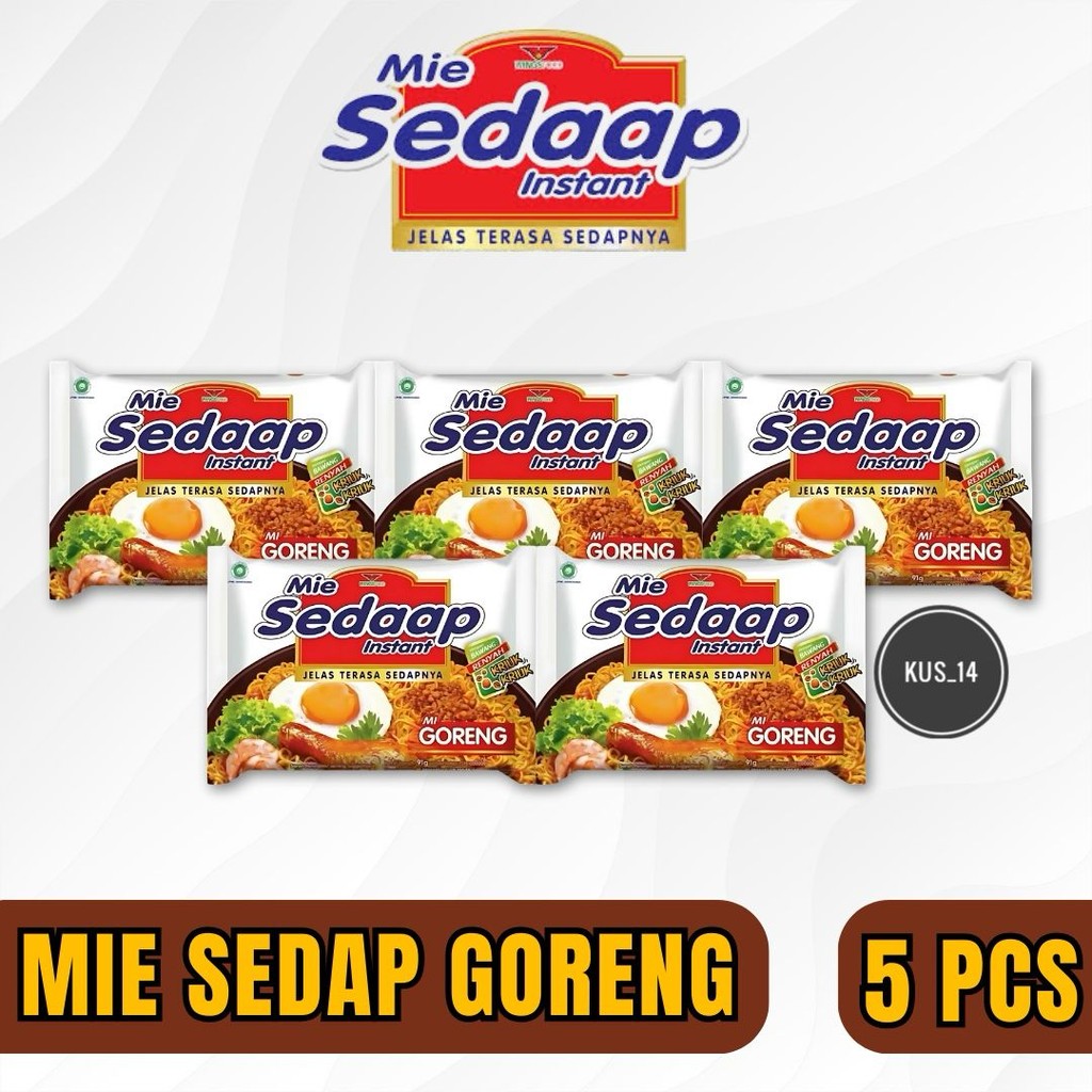 

SEDAAP MIE GORENG ISI 5 BUNGKUS X 90 GR - Mie Sedap Instan Murah