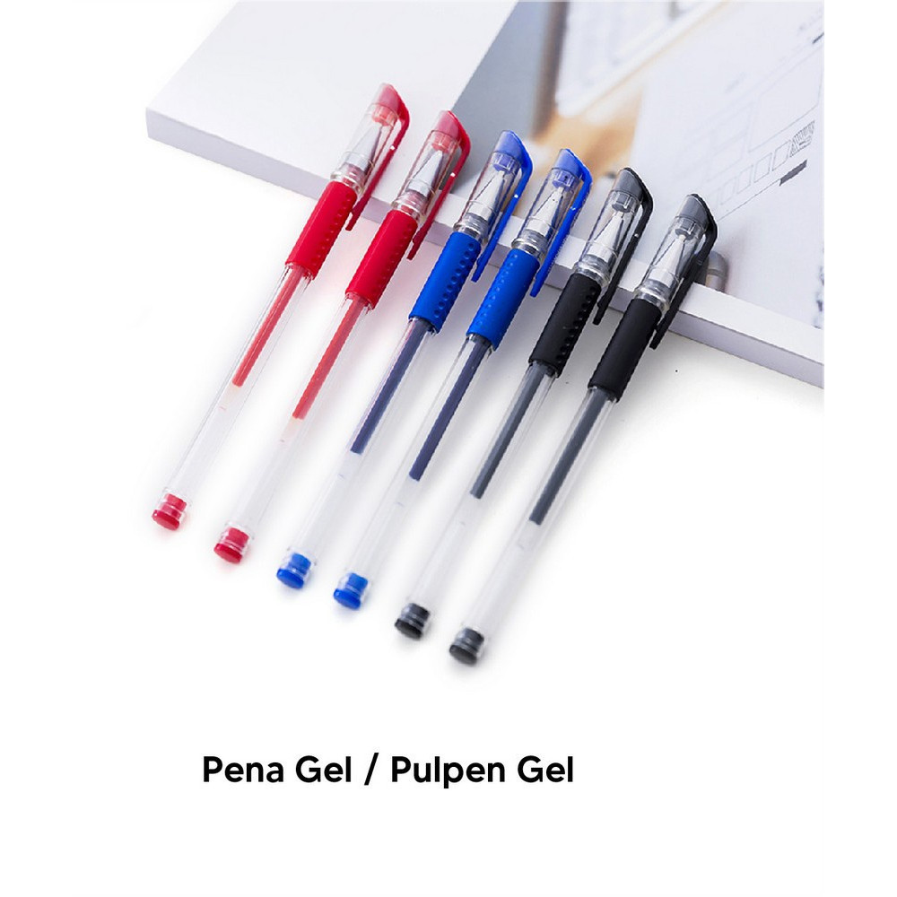 

Suria - CAIRO Pen Gel Alat Tulis Pulpen Gel 0.5 mm Pena Cair Anak Sekolah STATIONERY