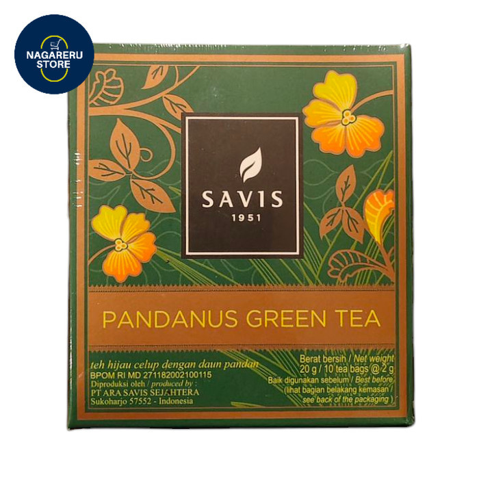 

Savis 1951 pandanus green tea 20gr