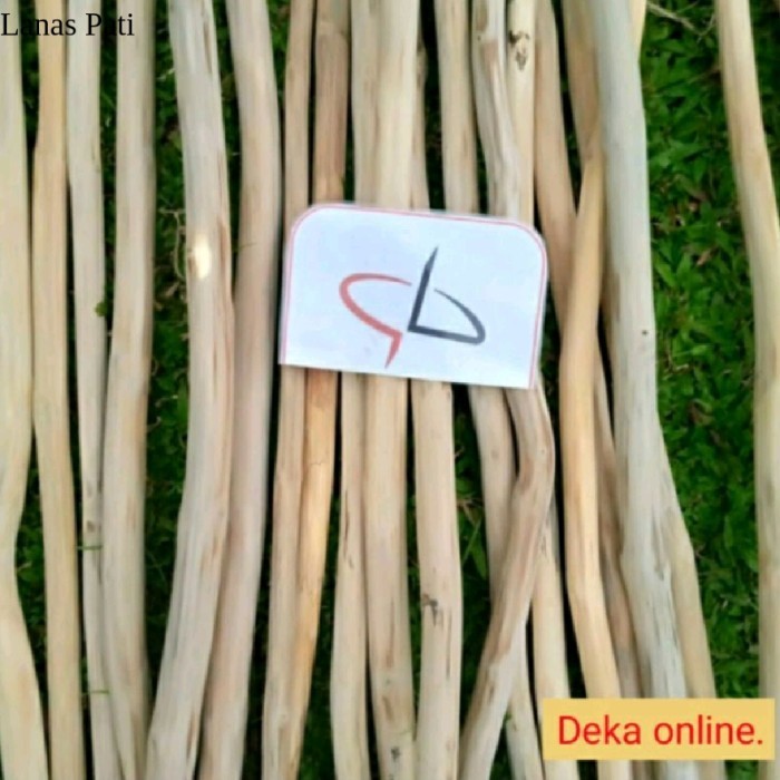 

Ranting kayu jati jawa kupas (teak wood branch) -2 meter - 1 meter XD2