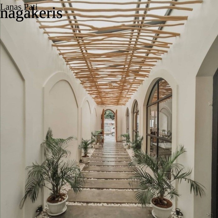 

Bahan Ranting Kayu Jati Dekorasi Atap Rumah Cafe Resto Estetik FNX111 XD10