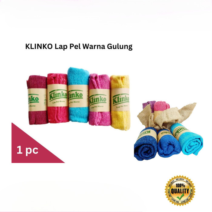 DREAMLAND KLINKO LAP PEL WARNA GULUNG SERBET KAIN LANTAI TANGAN SERBAGUNA