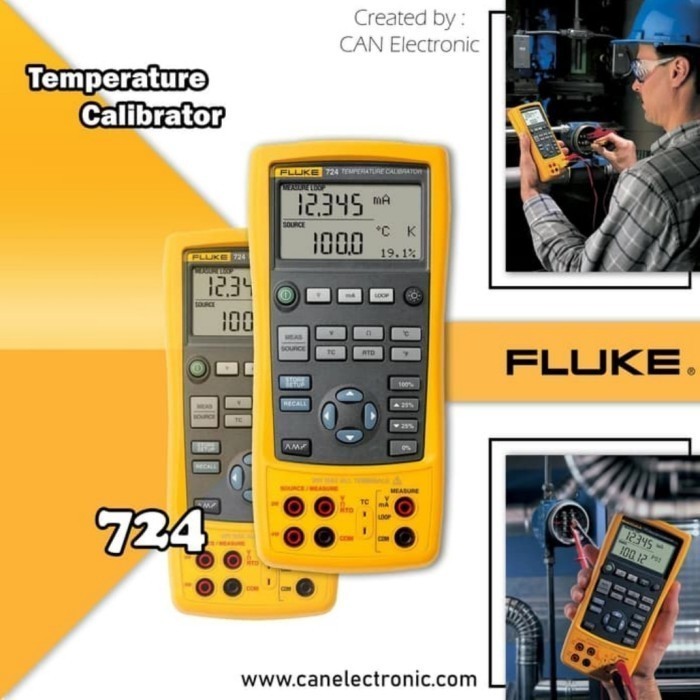 Fluke 724 Temperature Calibrator Fluke asli original