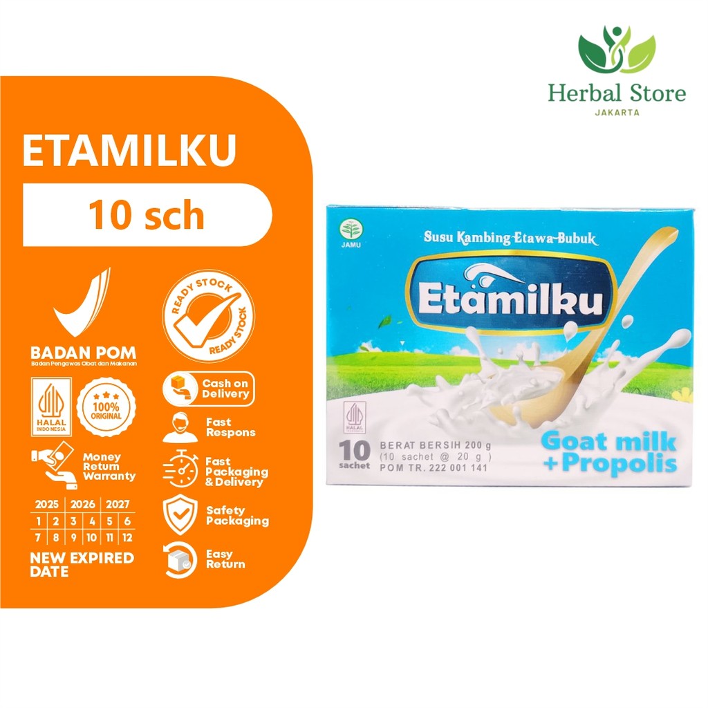 

Susu Kambing Etawa Etamilku asli original Terapi Herbal Untuk Nyeri Sendi Terbaik Atasi Masalah Asam Urat Rematik Jaga Kepadatan dan Kesehatan Tulang 1 box