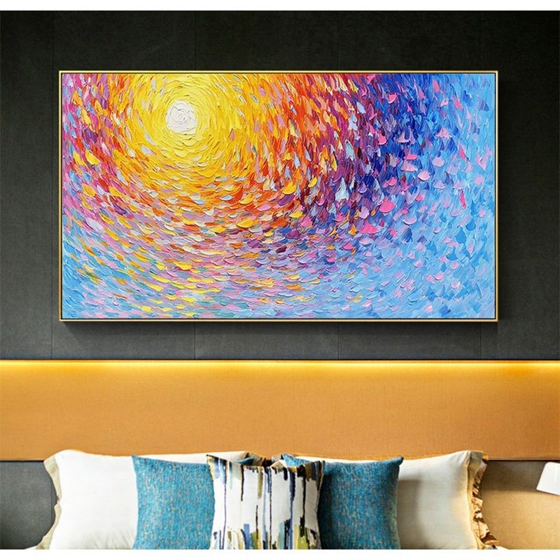 

CHENISTORY Paint By Number Landscape Drawing On Canvas Large Size Pictures By Numbers Kits Acrylic Paint Modern Home Decor