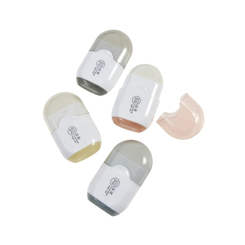 

1 Pcs Multifunctional Eraser Pencil Sharpener 2 In 1 Kawaii Pnecil Sharpener, Erasers Sharpener for Business Office School Suppy