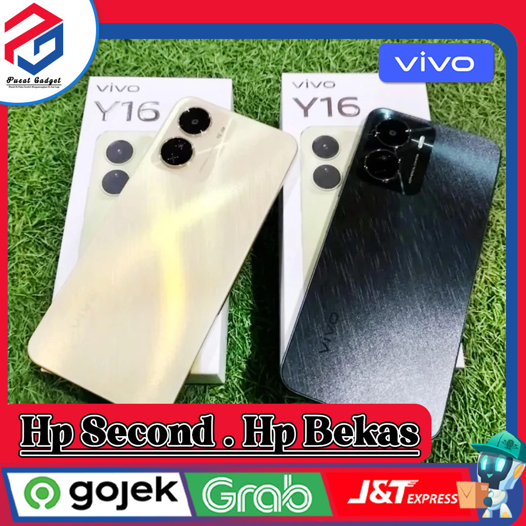 Vivo Y16 Ram 3/32GB | Ram 3/64GB | Ram 4/32GB | Ram 4/64GB | Ram 4/128GB Second Grade A