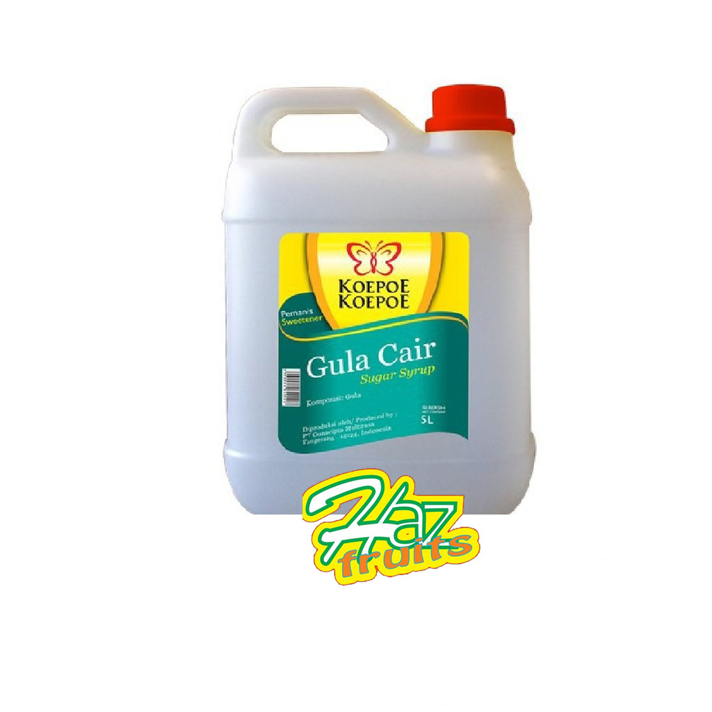 

Koepoe Koepoe Sugar Syrup / Gula Cair / Gula Fruktosa - 5 Liter
