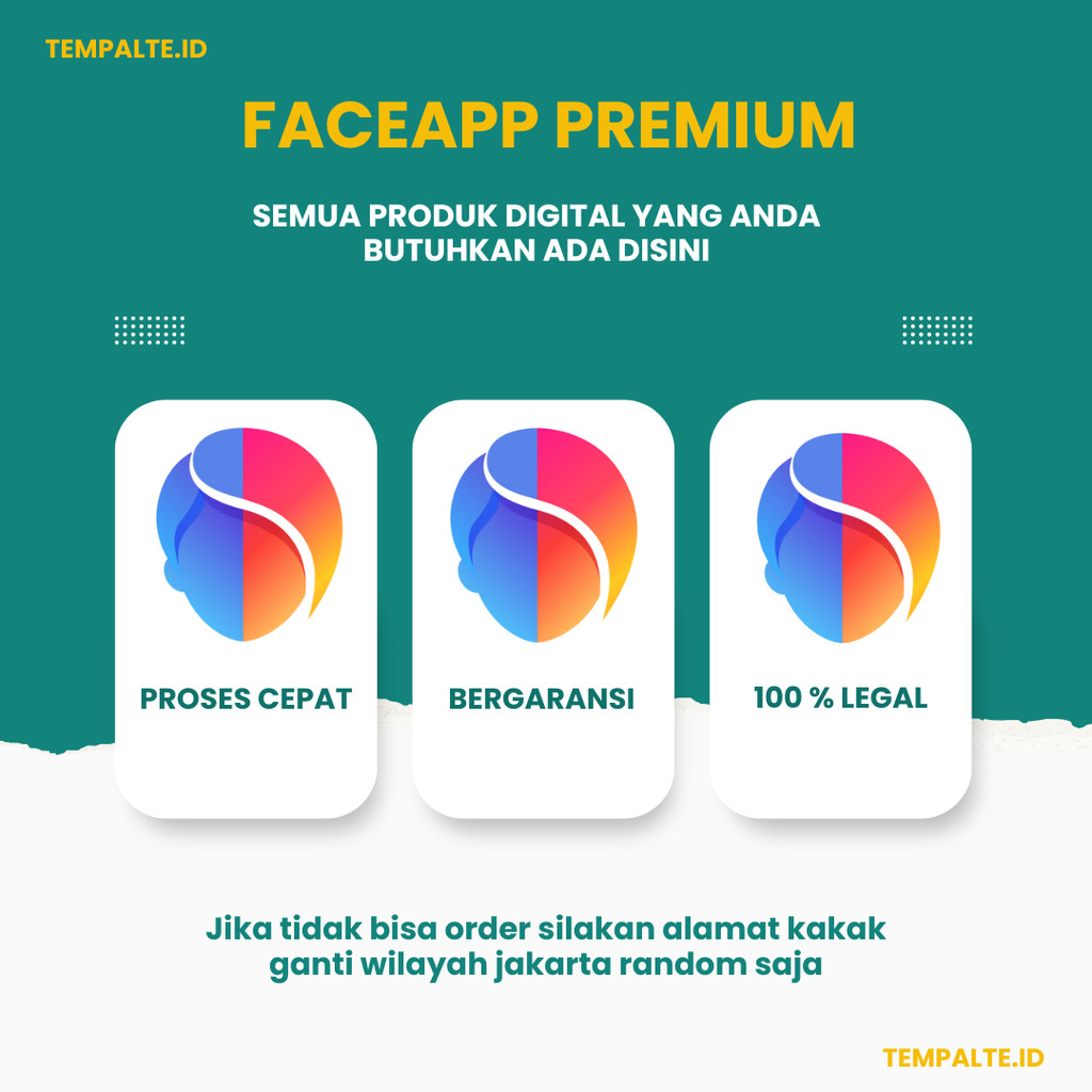 FaceApp Premium Bergaransi Terpercaya