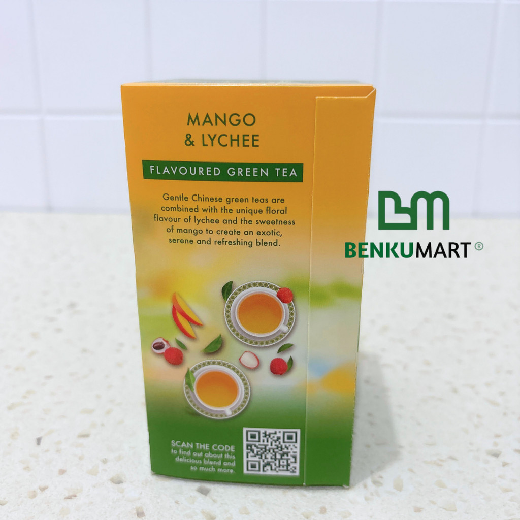 

RB Ahmad Tea Mango & Lychee Green Tea - 40gr 20 Tea Bags