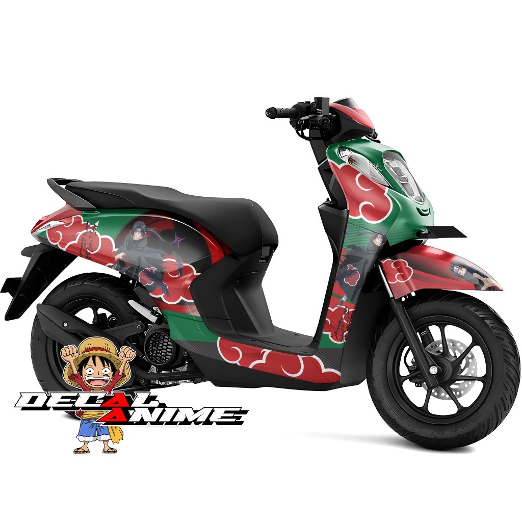 Decal Stiker Genio Full Body Sticker Genio Full Skotlet Variasi Anime - Itachi 2
