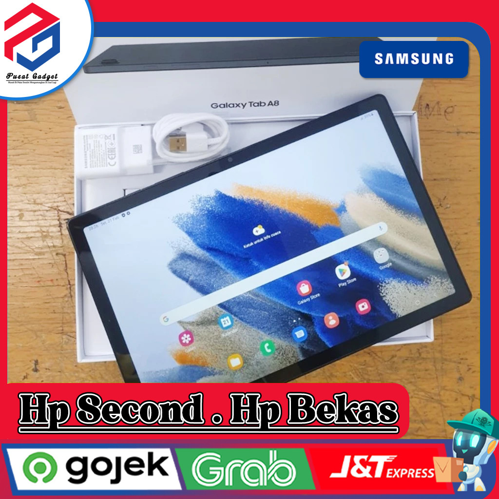 Samsung Tab A8 Ram 3/32GB | Ram 4/64GB | Ram 4/128GB Second Pusat Gadget